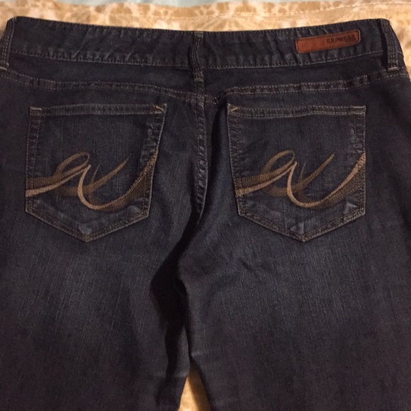 Express Barley Boot Zelda Ultra Low Rise Jeans - Picture 3 of 5